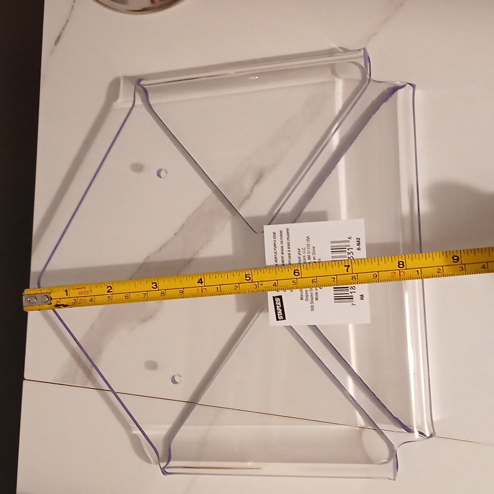 4 For $15 Wall File Organizers-Clear Acrylic - Picture 6 of 7